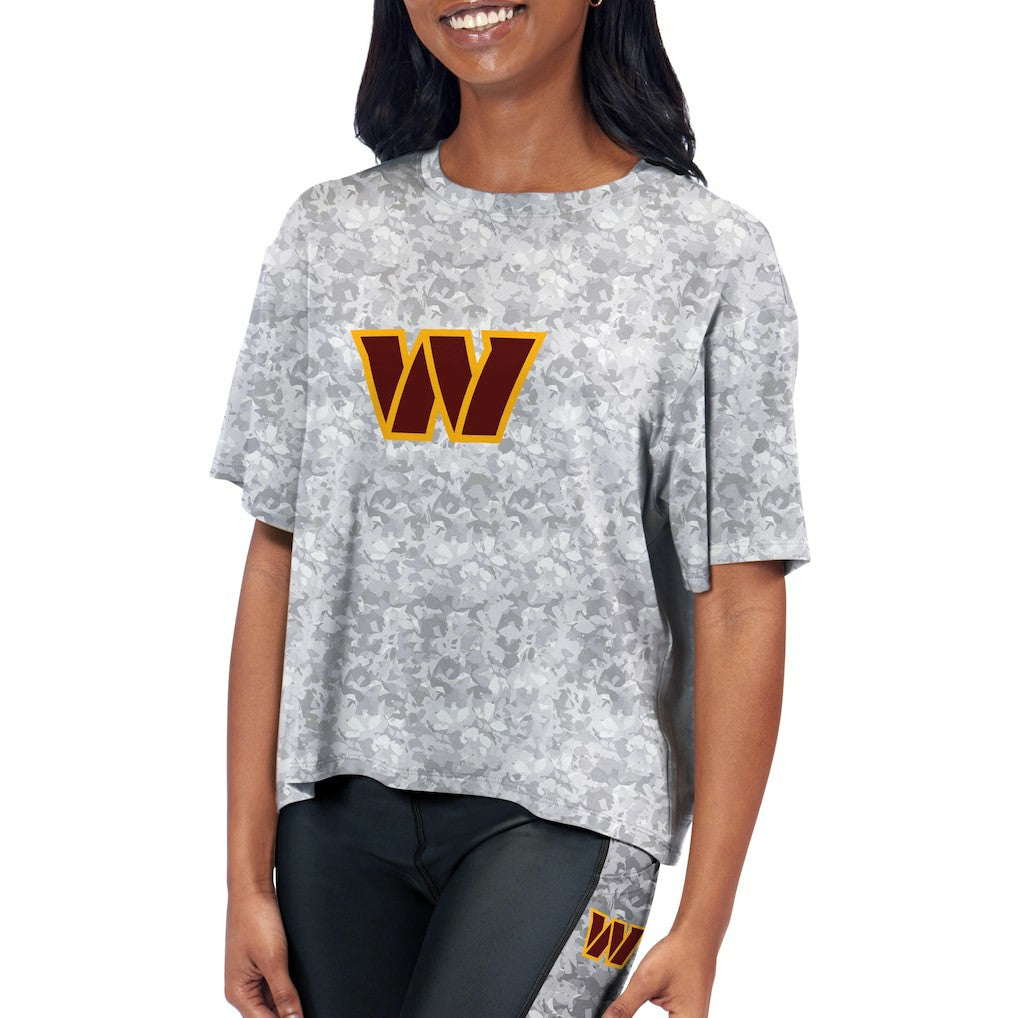 NFL Washington Commanders Certo Women's Cropped Turnout T-Shirt