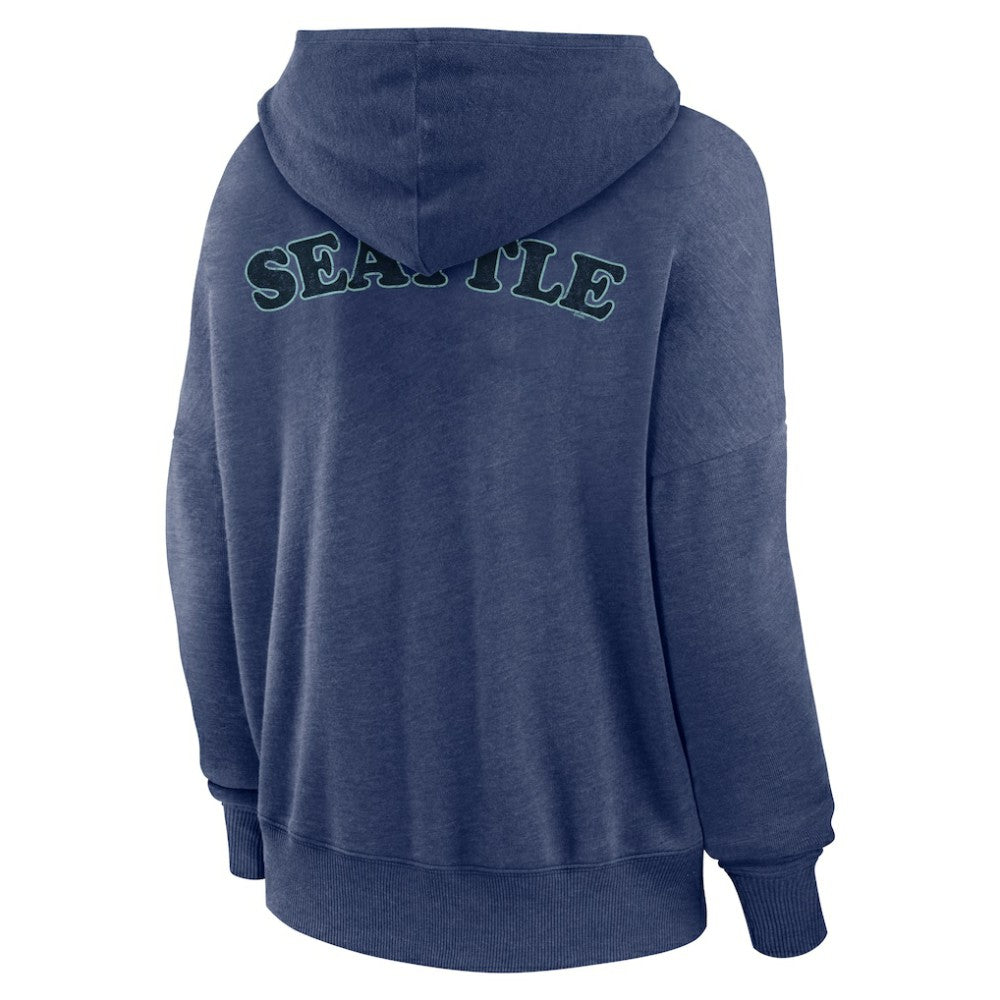 Seattle Kraken Fanatics Women's Breakout Lace-Up Pullover Hoodie
