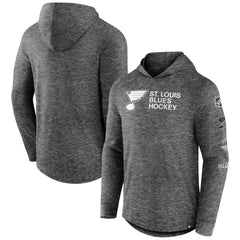 St. Louis Blues Fanatics Stacked Long Sleeve Hoodie T-Shirt