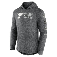 St. Louis Blues Fanatics Stacked Long Sleeve Hoodie T-Shirt