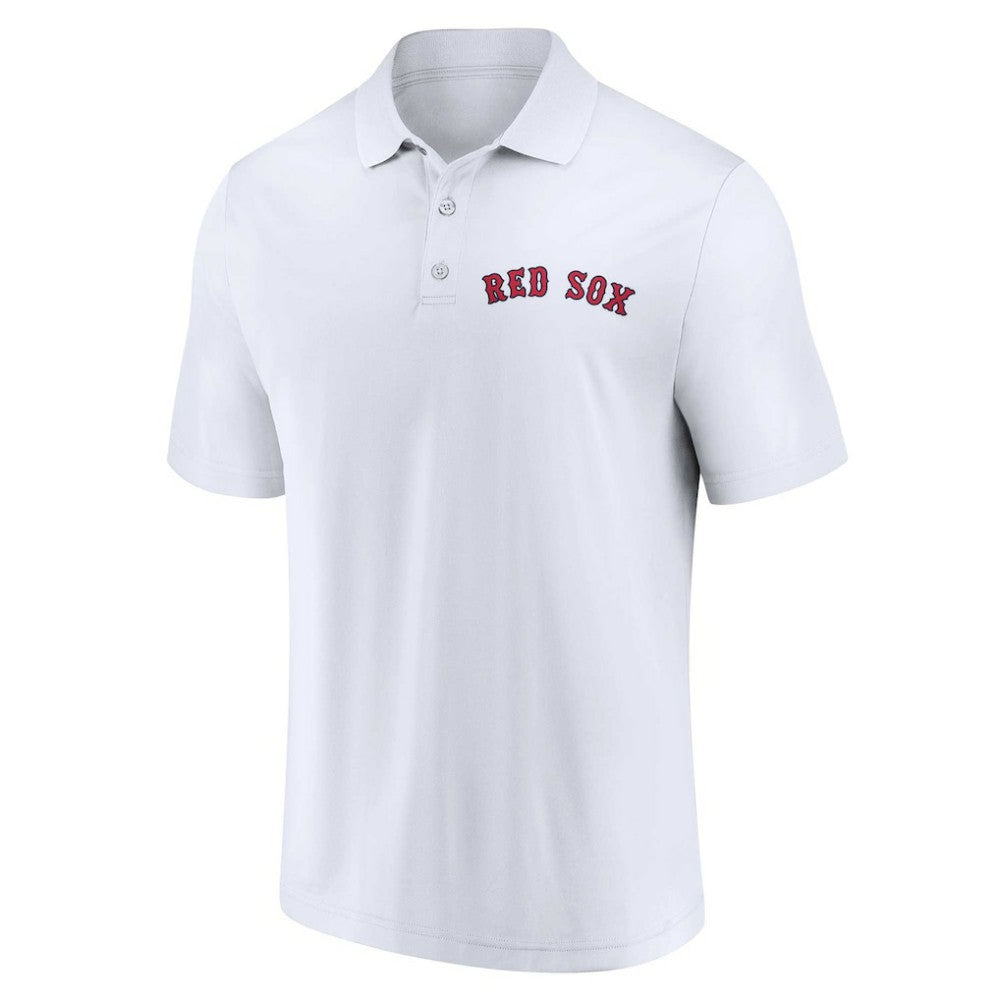 Boston Red Sox Two-Pack Logo Lockup Polo Set - Navy/White