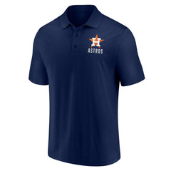 Houston Astros Two-Pack Logo Lockup Polo Set - Navy/White