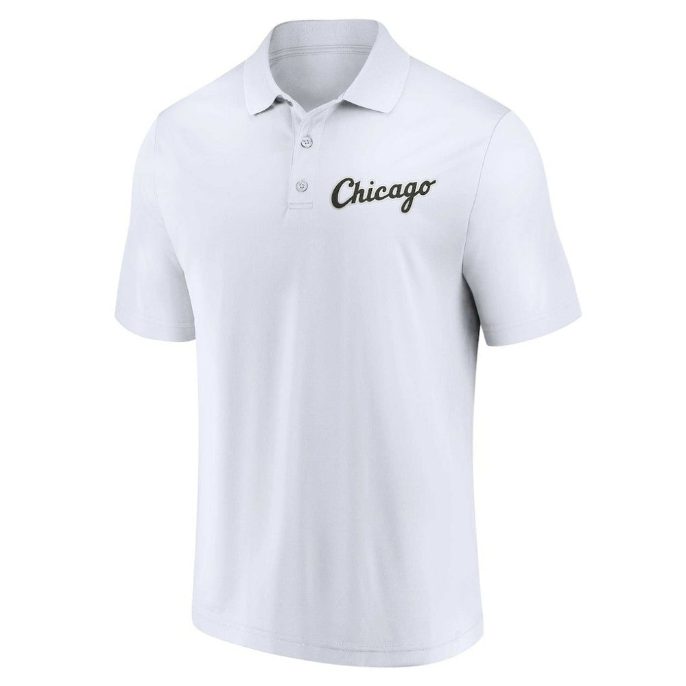 Chicago White Sox Two-Pack Logo Lockup Polo Set - Black/White