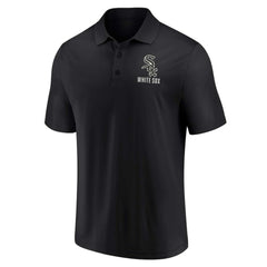Chicago White Sox Two-Pack Logo Lockup Polo Set - Black/White