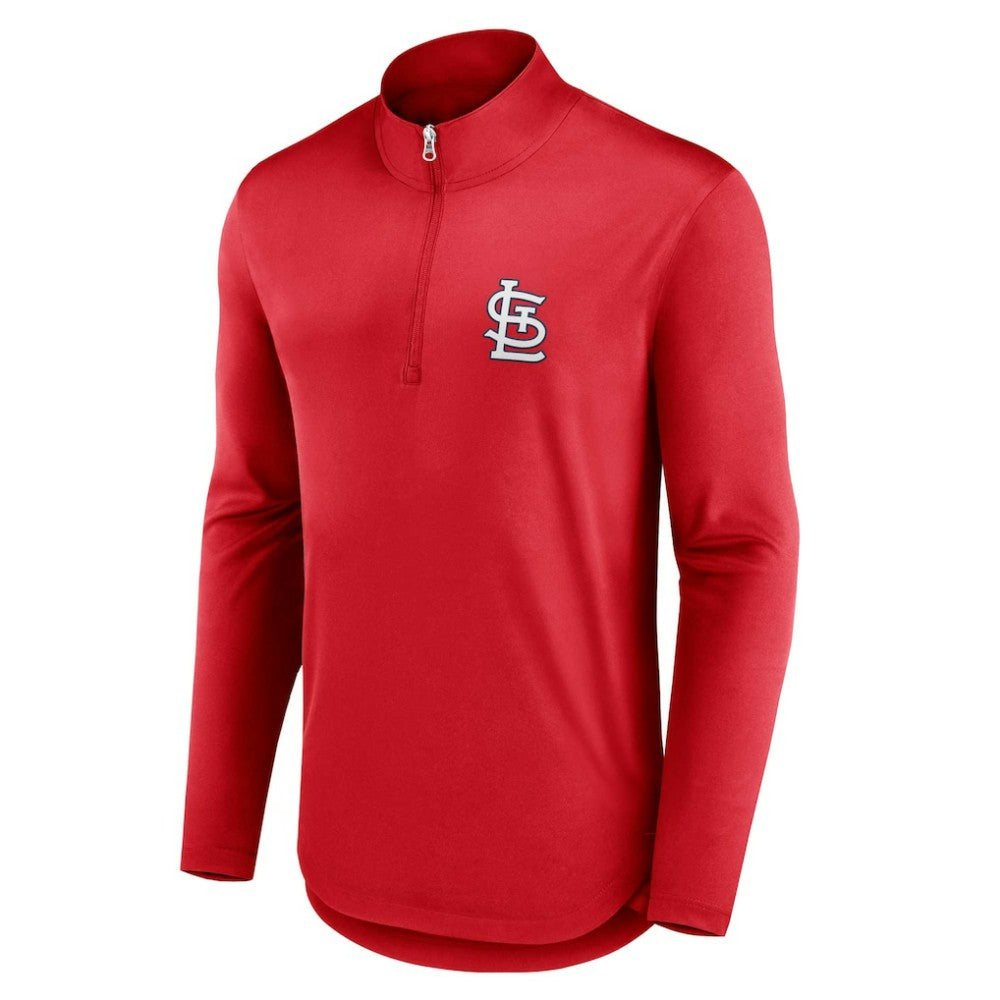 St. Louis Cardinals Quarterback Quarter-Zip Top - Red
