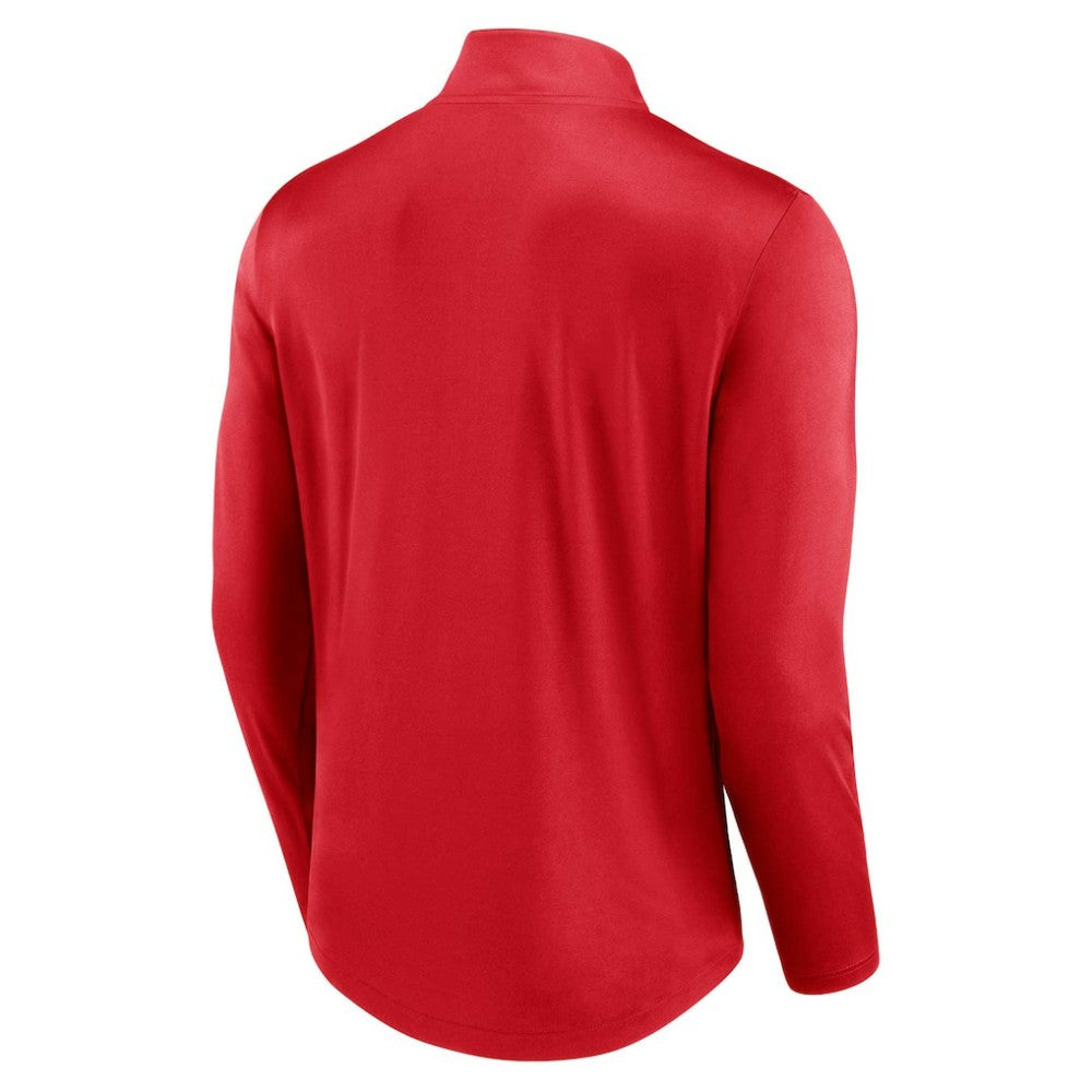 St. Louis Cardinals Quarterback Quarter-Zip Top - Red