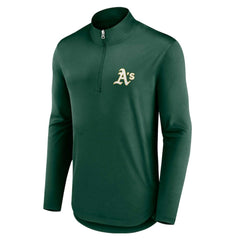 Athletics Quarterback Quarter-Zip Top - Green