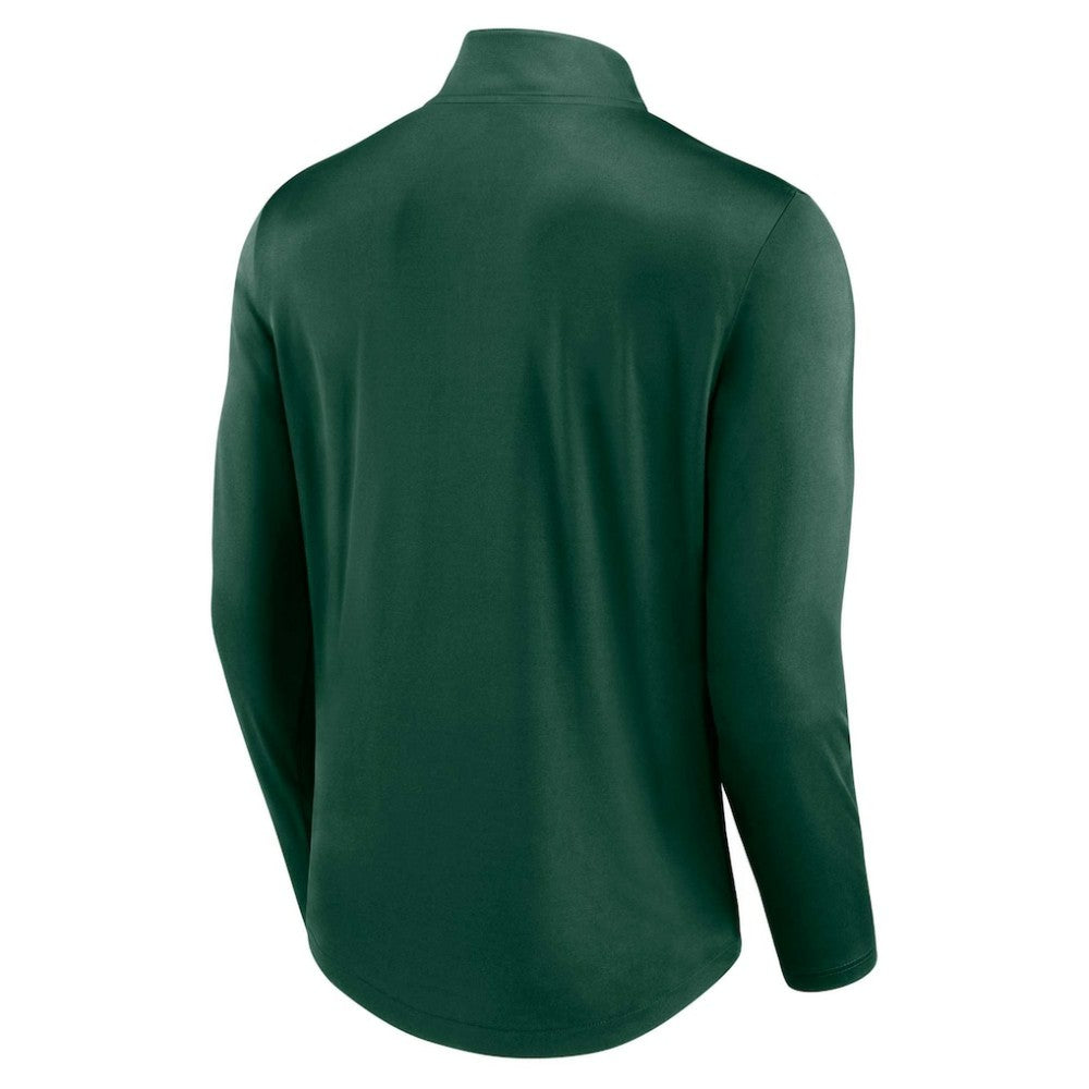 Athletics Quarterback Quarter-Zip Top - Green