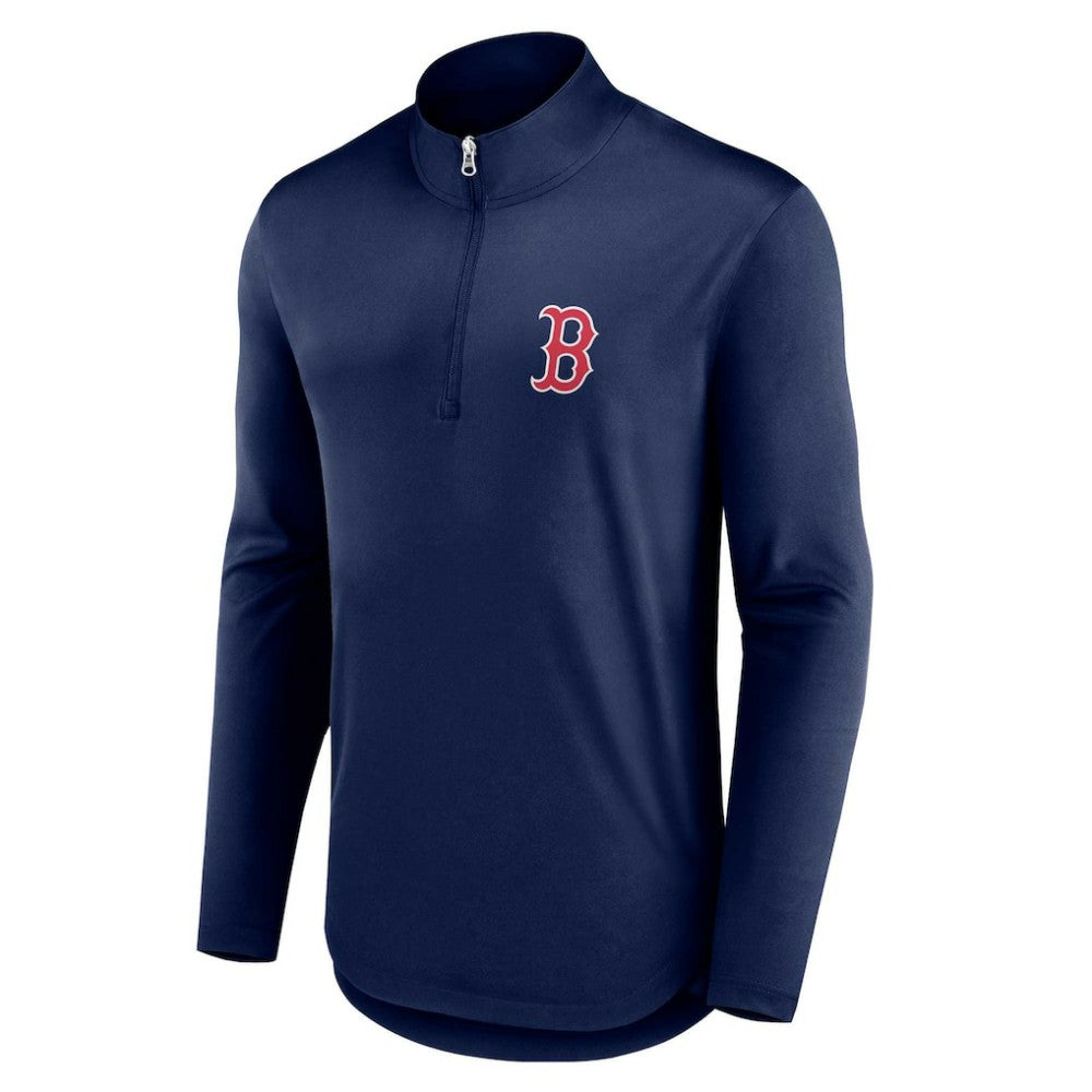 Boston Red Sox Quarterback Quarter-Zip Top - Navy