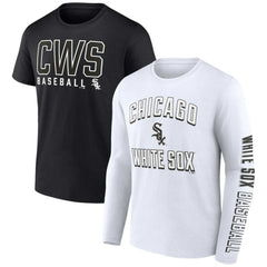 Chicago White Sox Two-Pack Combo T-Shirt Set - Black/White