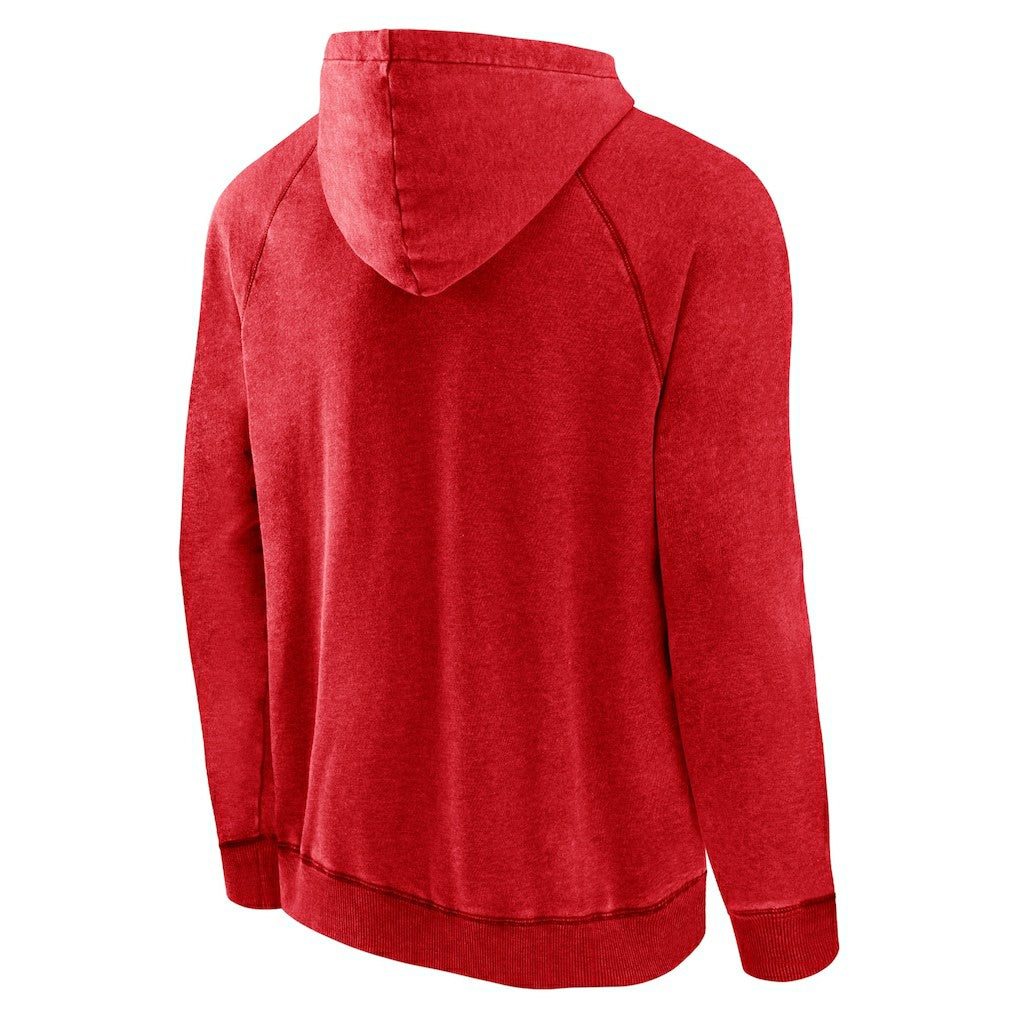 Houston Rockets Foul Trouble Snow Wash Raglan Pullover Hoodie sale - Heather Red | Fanatics sale
