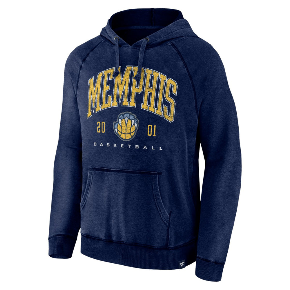 Memphis Grizzlies Foul Trouble Snow Wash Raglan Pullover Hoodie - Heather Navy | Fanatics on sale