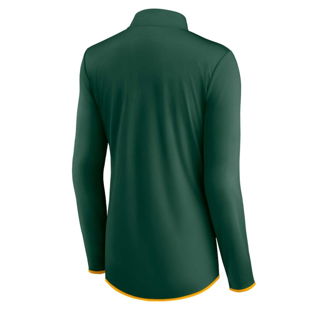 Athletics Women's Corner Quarter-Zip Top - Green