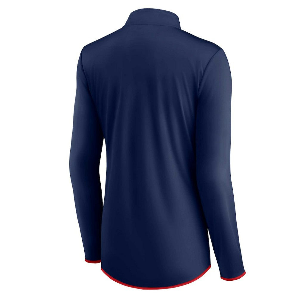 Minnesota Twins Women's Corner Quarter-Zip Top - Navy