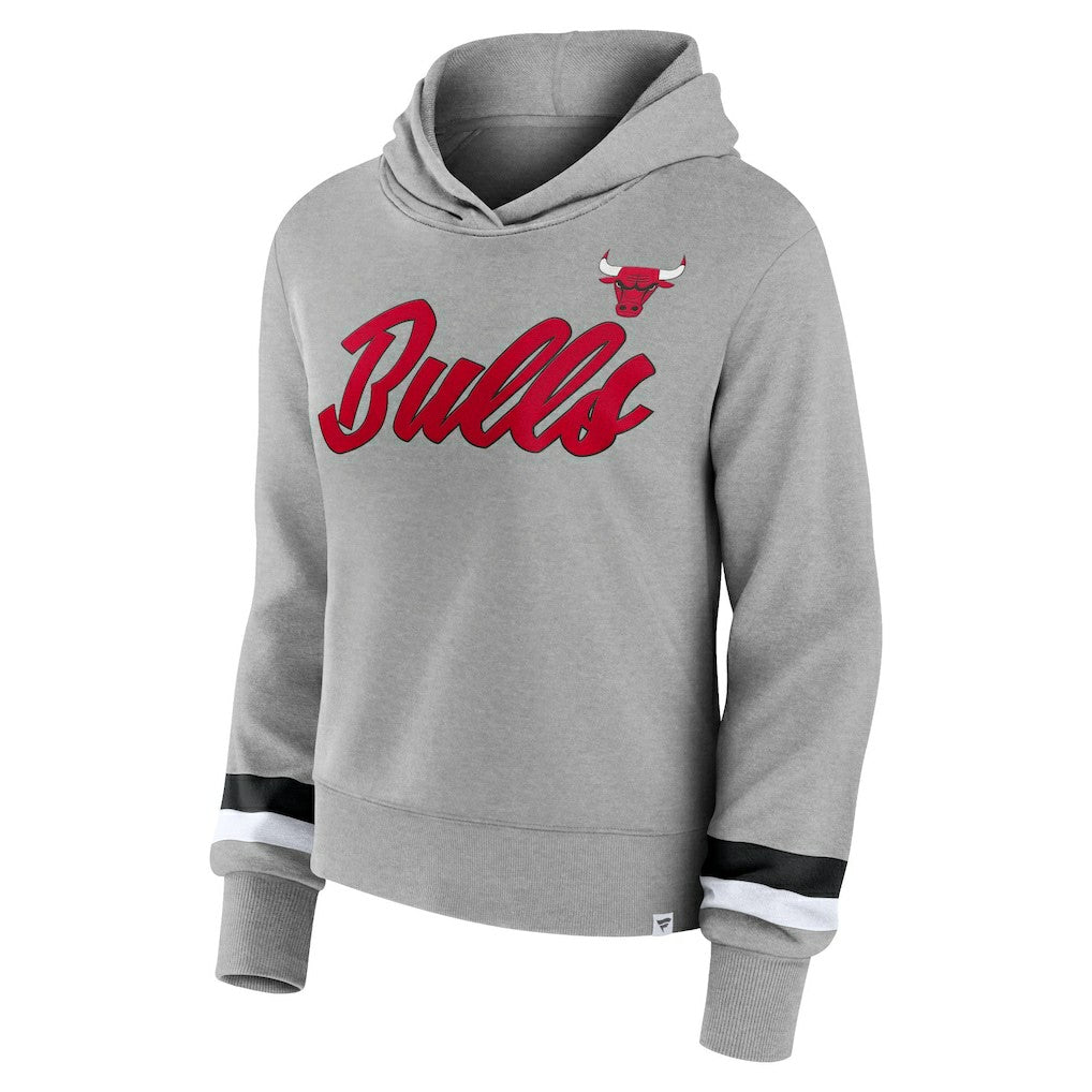Chicago Bulls Women's Halftime Pullover Hoodie - Heather Gray | Fanatics online
