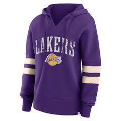 Los Angeles Lakers Women's Bold Move Dolman V-Neck High Hip Hoodie - Purple | Fanatics for sale