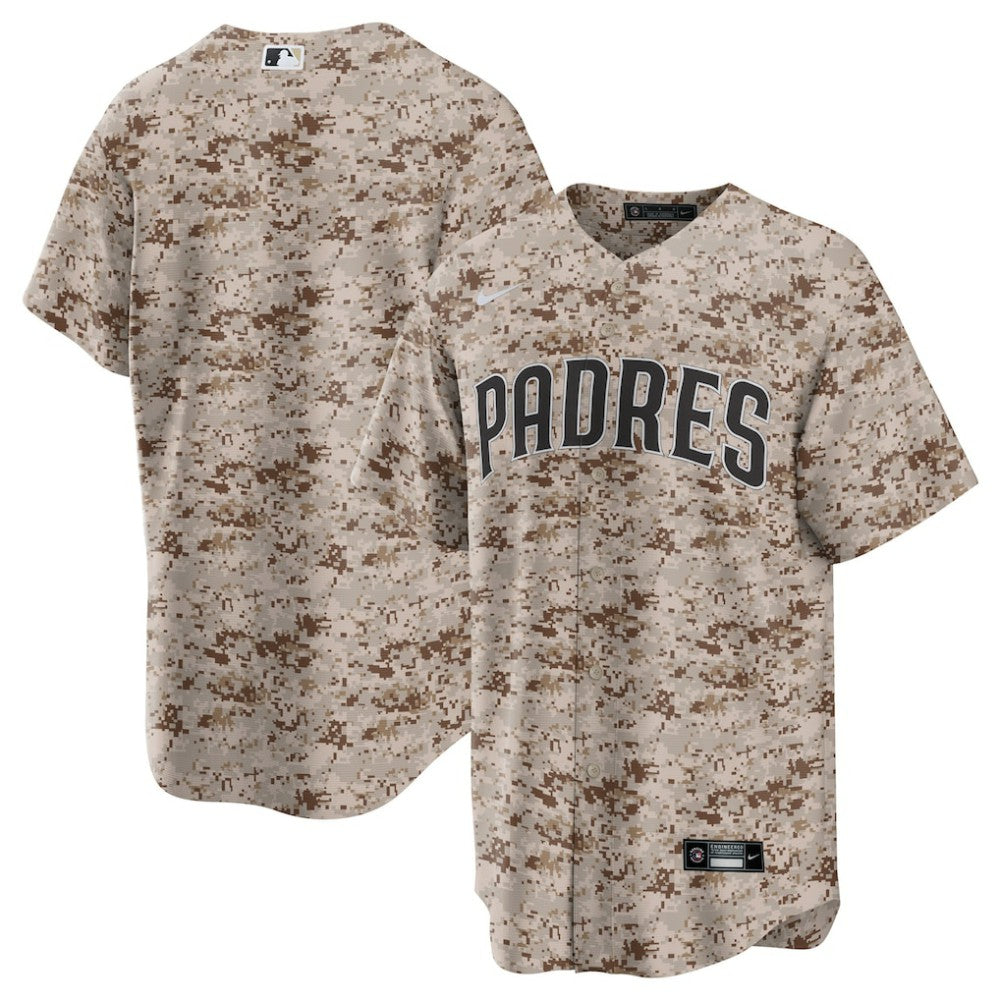 San Diego Padres USMC Alternate Replica Team Jersey - Camo | Nike