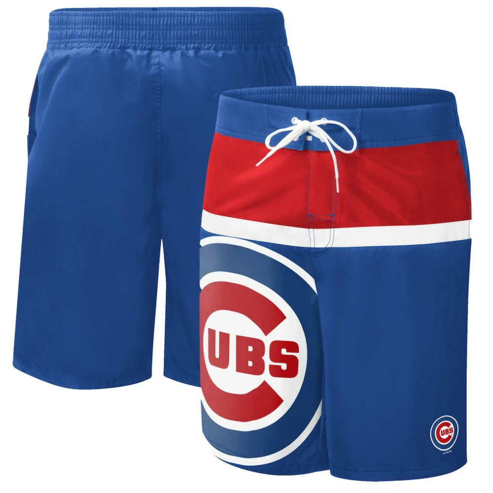 Chicago Cubs G-III Sports by Carl Banks Sea Wind Swim Shorts - Royal