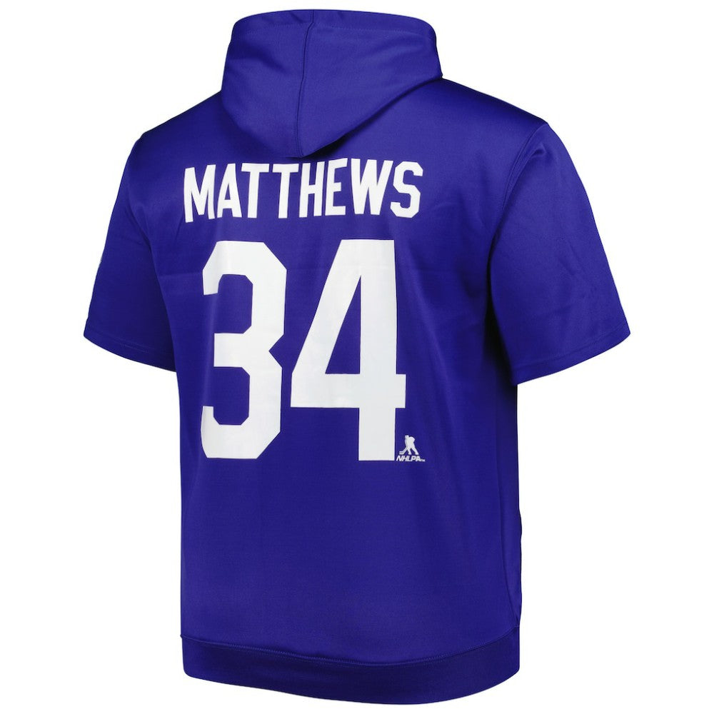 Auston Matthews Toronto Maple Leafs Fanatics Big & Tall Name & Number Pullover Hoodie