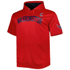 Alexander Ovechkin Washington Capitals Fanatics Big & Tall Captain Patch Name & Number Pullover Hoodie