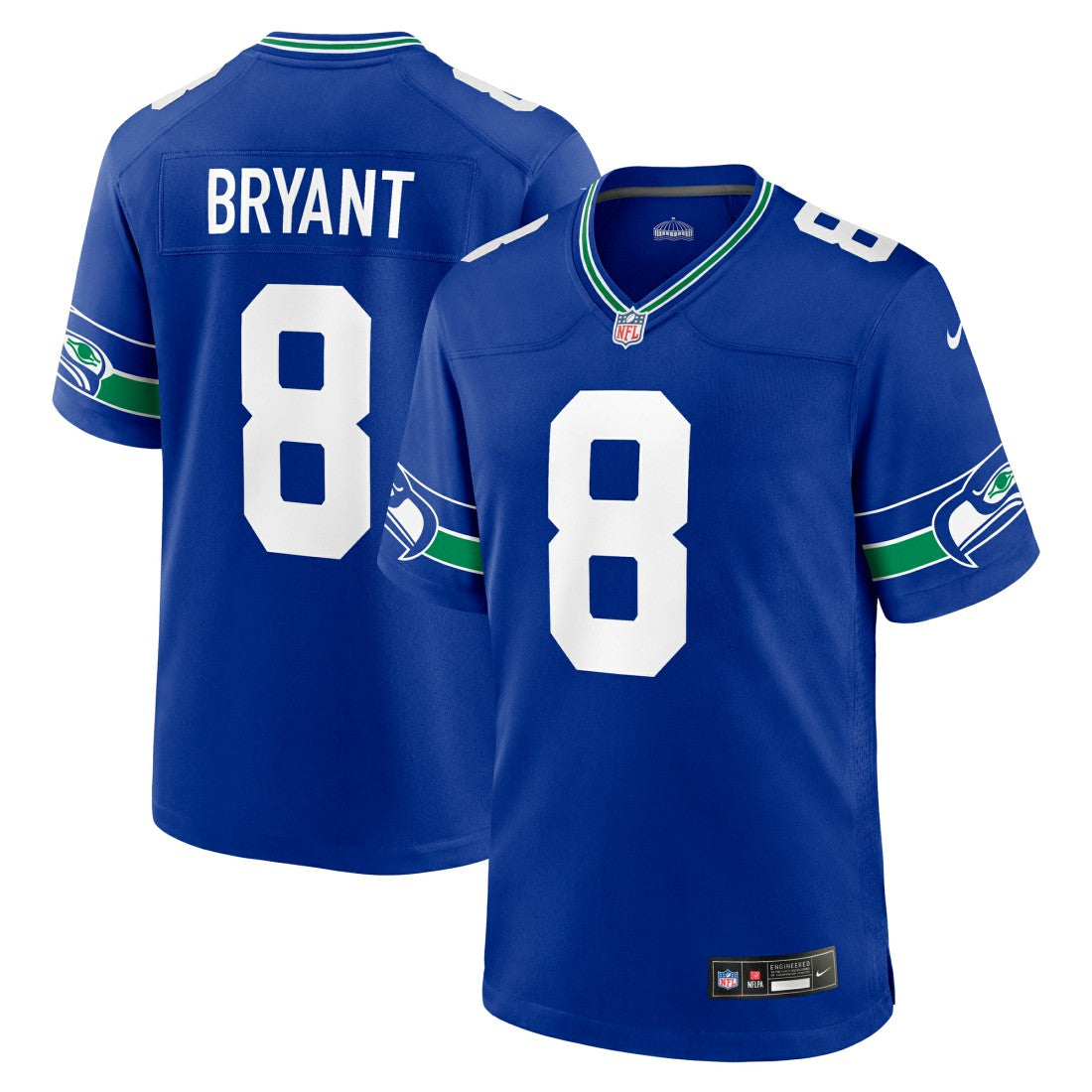 NFL Seattle Seahawks Coby Bryant  Throwback Player Game Jersey