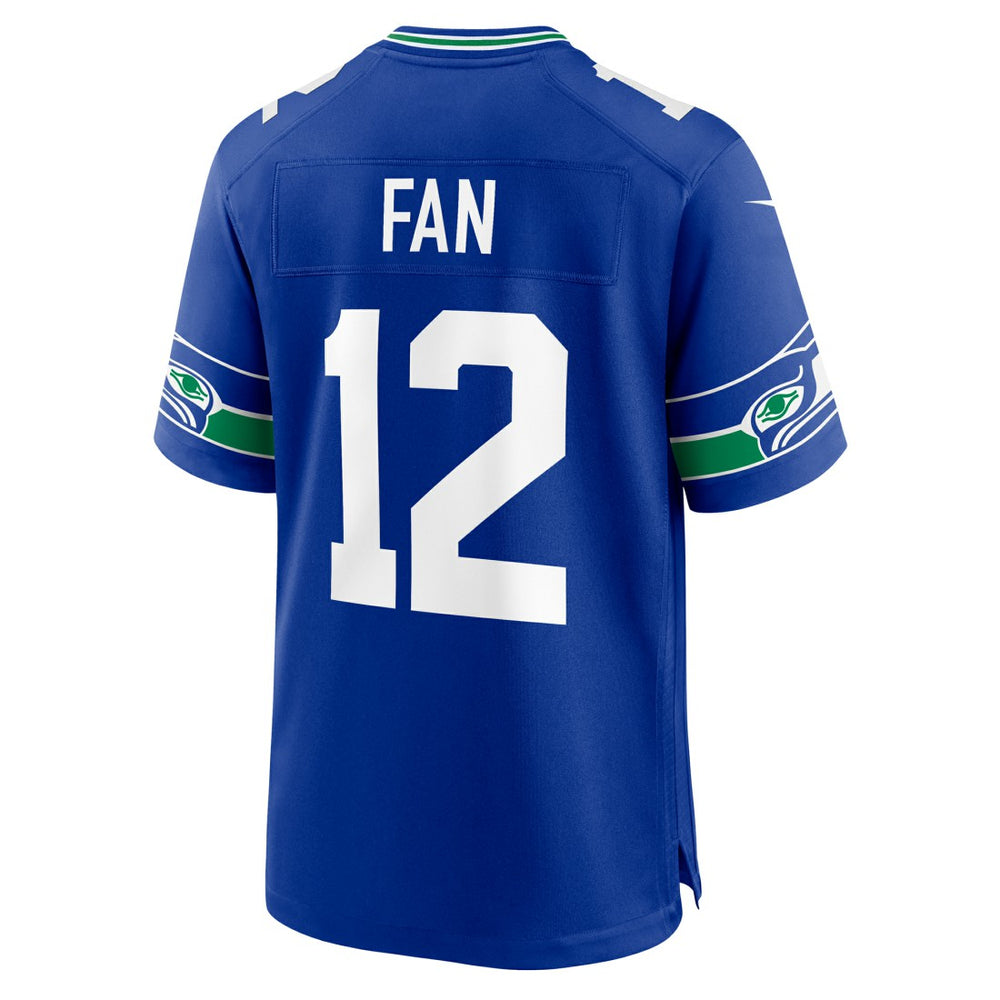 NFL Seattle Seahawks 12s  Throwback Player Game Jersey