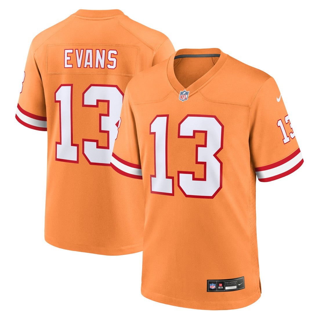 NFL Tampa Bay Buccaneers Mike Evans  Throwback Game Jersey