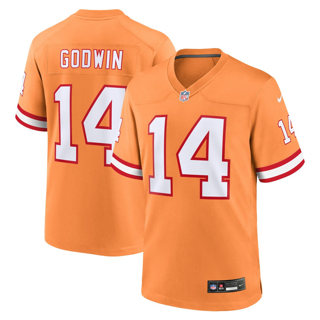NFL Tampa Bay Buccaneers Chris Godwin  Throwback Game Jersey