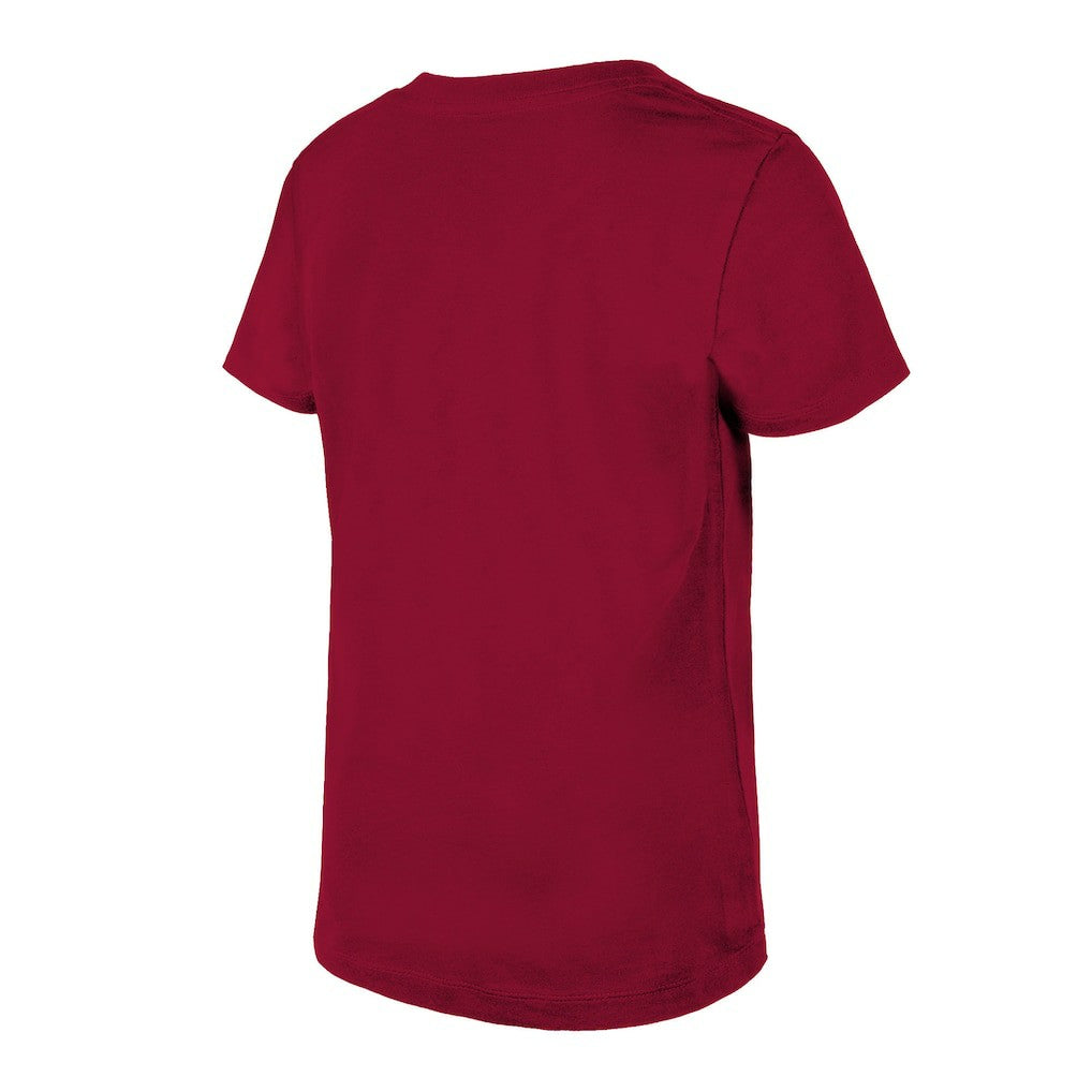 NFL Washington Commanders Girls Youth Reverse Sequin V-Neck T-Shirt