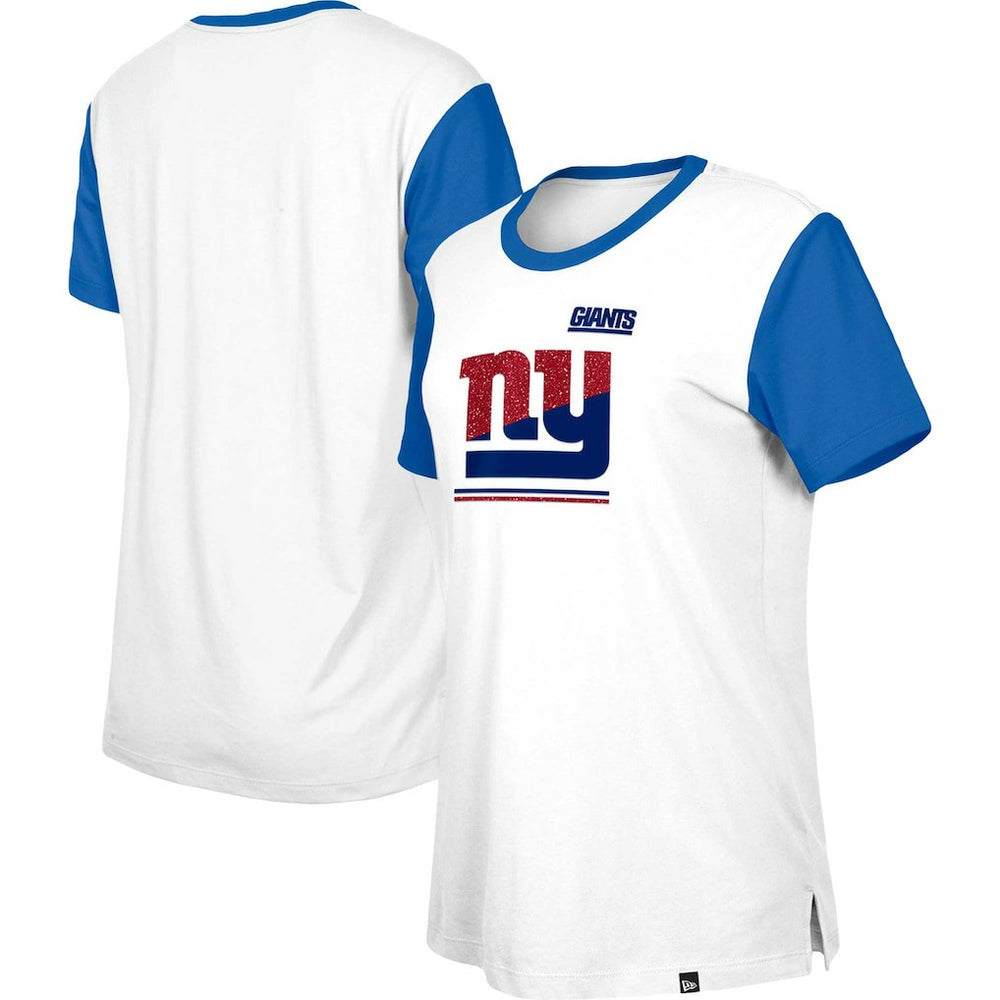 NFL New York Giants Women's Third Down Colorblock T-Shirt