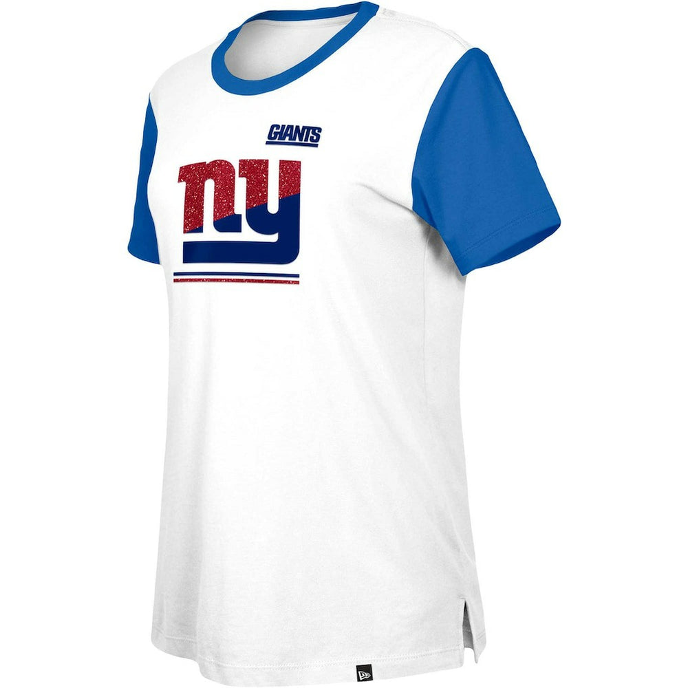 NFL New York Giants Women's Third Down Colorblock T-Shirt