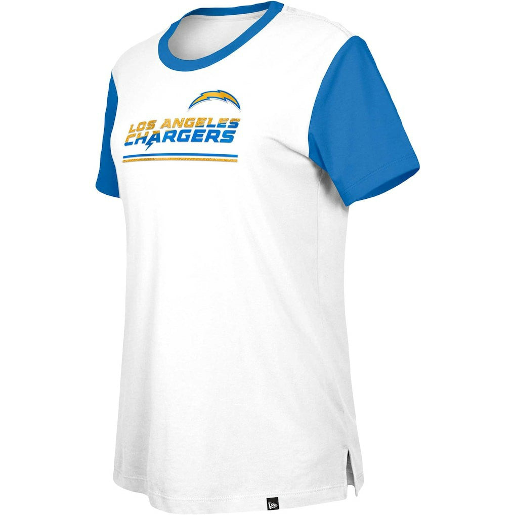 NFL Los Angeles Chargers Women's Third Down Colorblock T-Shirt