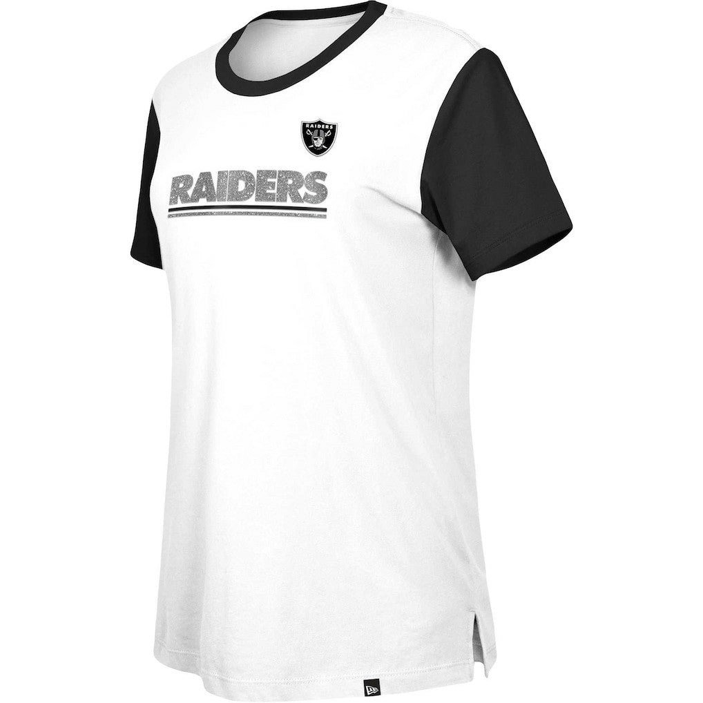 NFL Las Vegas Raiders Women's Third Down Colorblock T-Shirt
