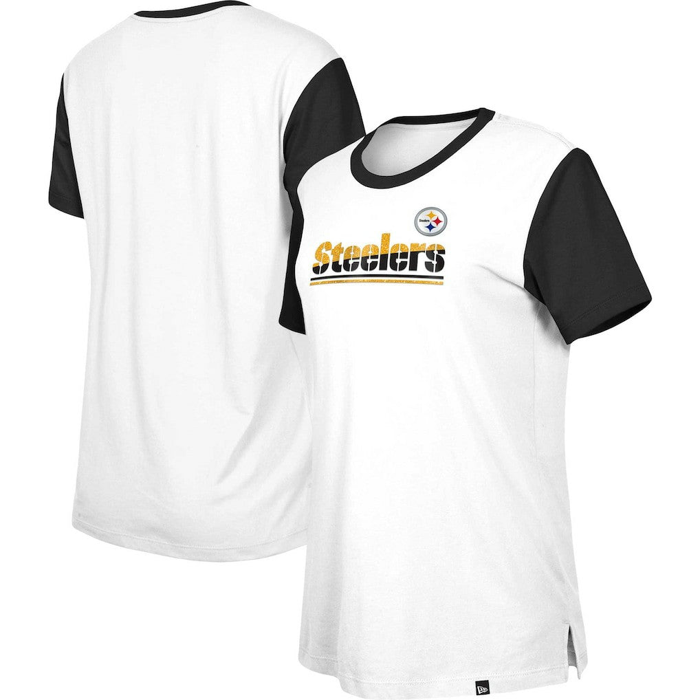 NFL Pittsburgh Steelers Women's Third Down Colorblock T-Shirt