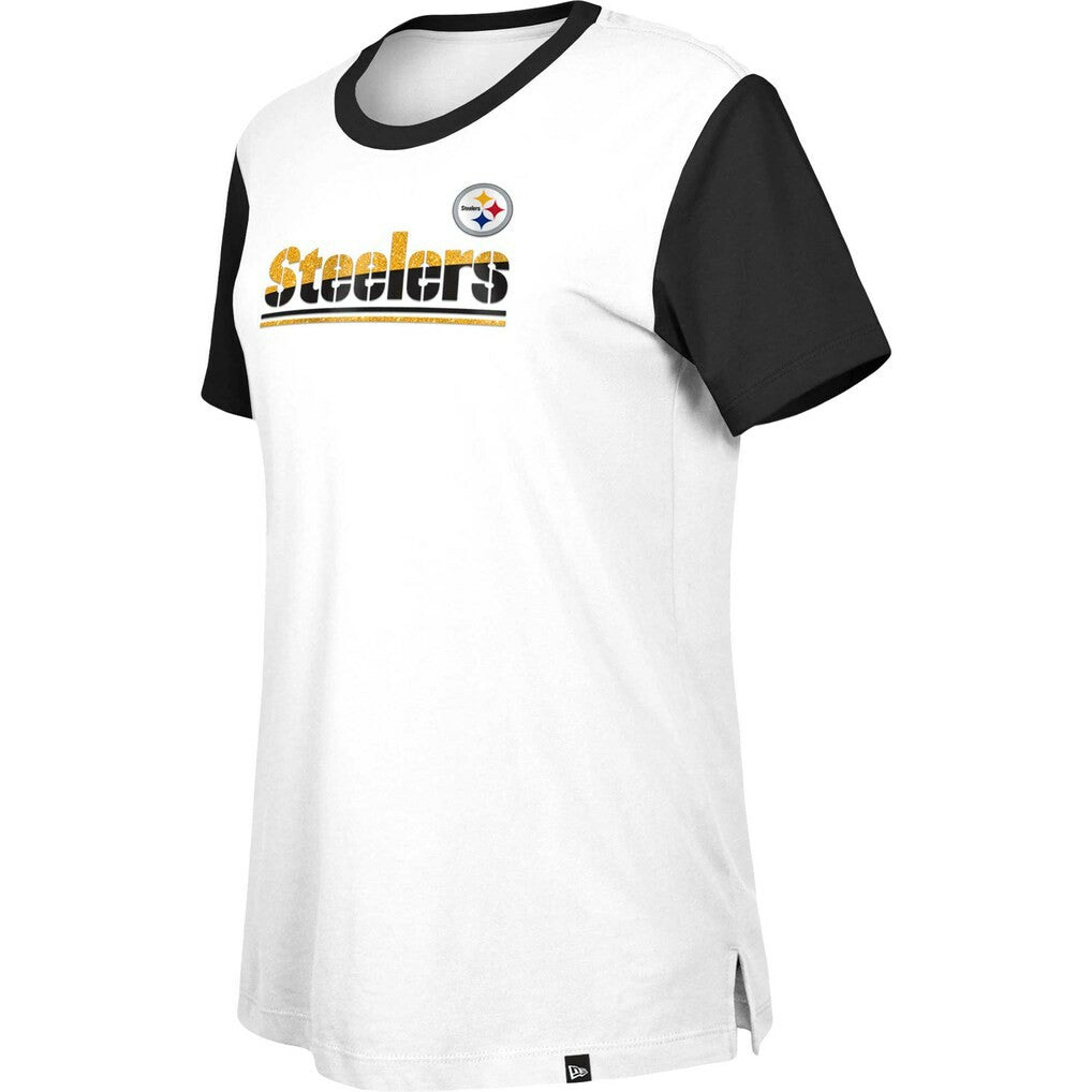 NFL Pittsburgh Steelers Women's Third Down Colorblock T-Shirt