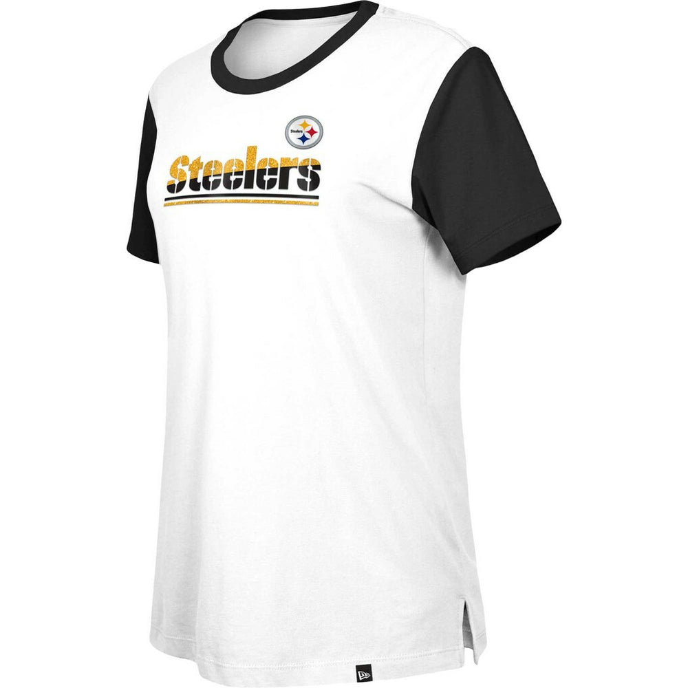 NFL Pittsburgh Steelers Women's Third Down Colorblock T-Shirt