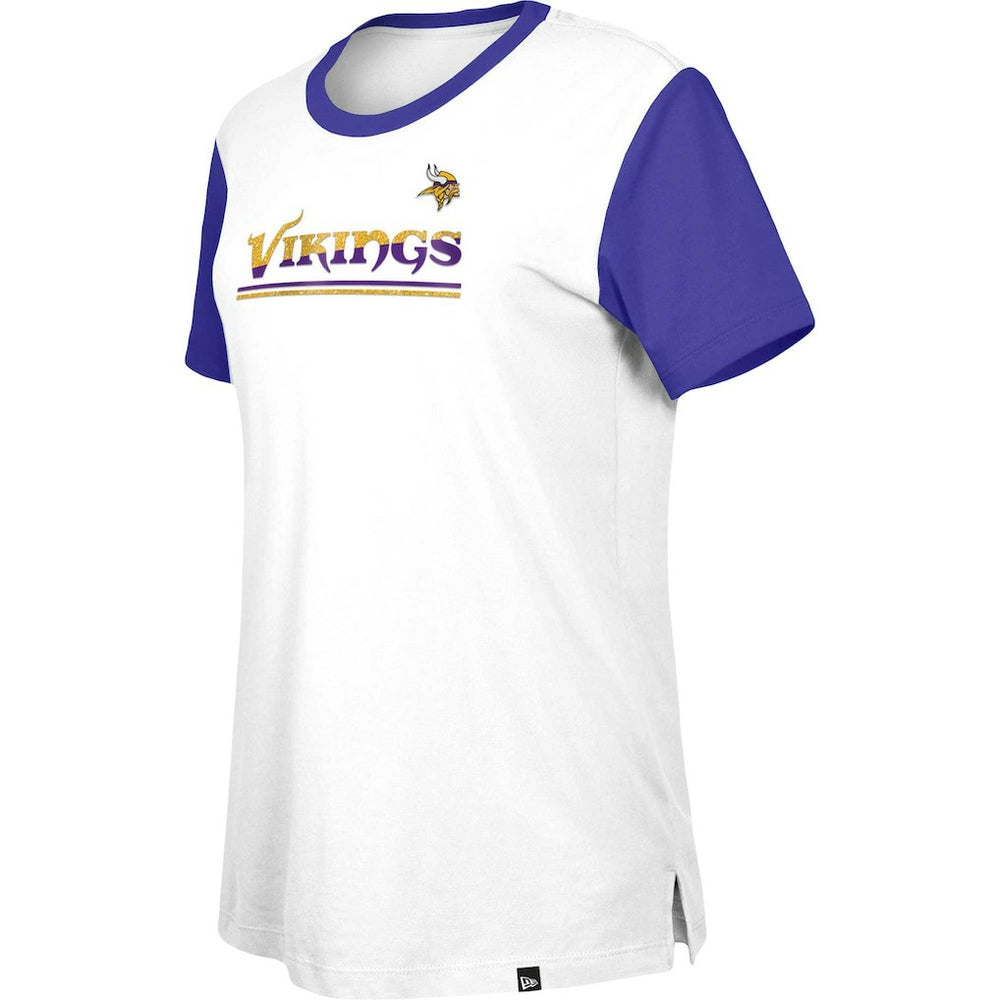 NFL Minnesota Vikings Women's Third Down Colorblock T-Shirt