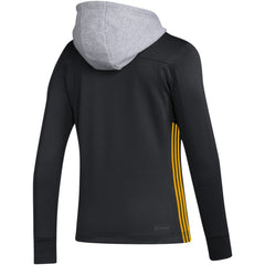 Boston Bruins adidas Women's Refresh Skate Lace AEROREADY Pullover Hoodie