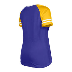 NFL Minnesota Vikings Women's Raglan Lace-Up T-Shirt