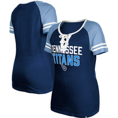 NFL Tennessee Titans Women's Raglan Lace-Up T-Shirt