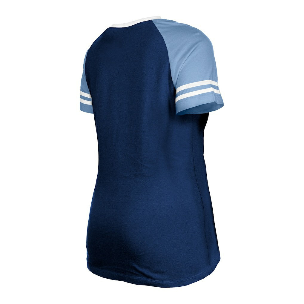 NFL Tennessee Titans Women's Raglan Lace-Up T-Shirt