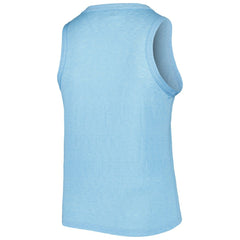 Chicago Cubs Soft as a Grape Women's Plus Size High Neck Tri-Blend Tank Top - Royal