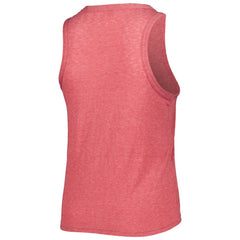 Los Angeles Angels Soft as a Grape Women's Plus Size High Neck Tri-Blend Tank Top - Red