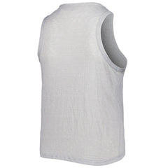 San Diego Padres Soft as a Grape Women's Plus Size High Neck Tri-Blend Tank Top - Gray