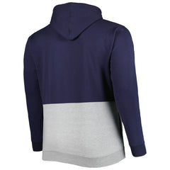 Washington Nationals Big & Tall Fleece Half-Zip Hoodie - Navy/White