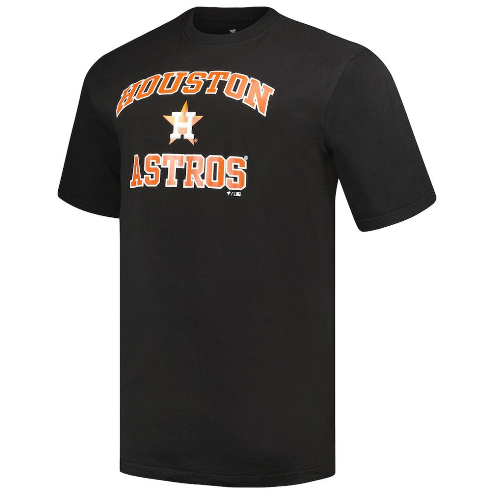 Houston Astros Profile Big & Tall T-Shirt Combo Pack - Black/Heather Gray