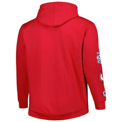 St. Louis Cardinals Big & Tall Fleece Pullover Hoodie - Red