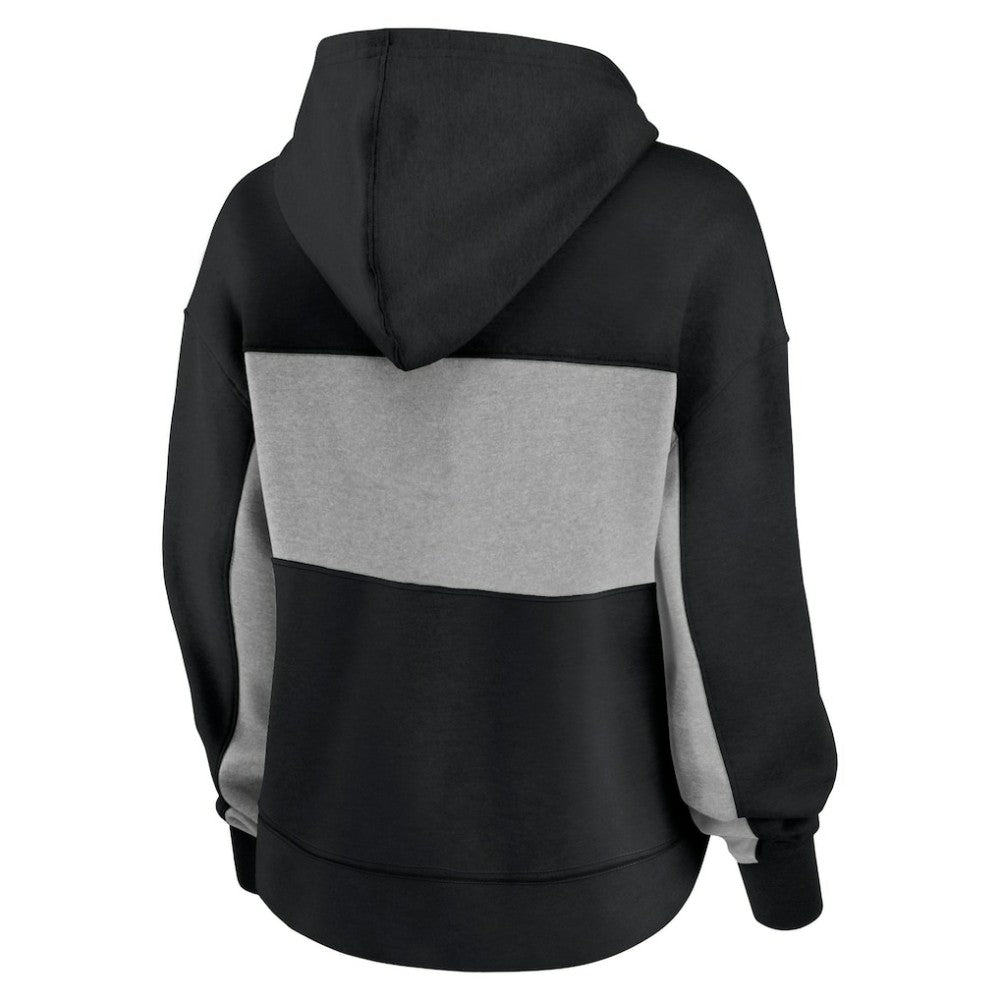 San Francisco Giants Women's Filled Stat Sheet Pullover Hoodie - Black