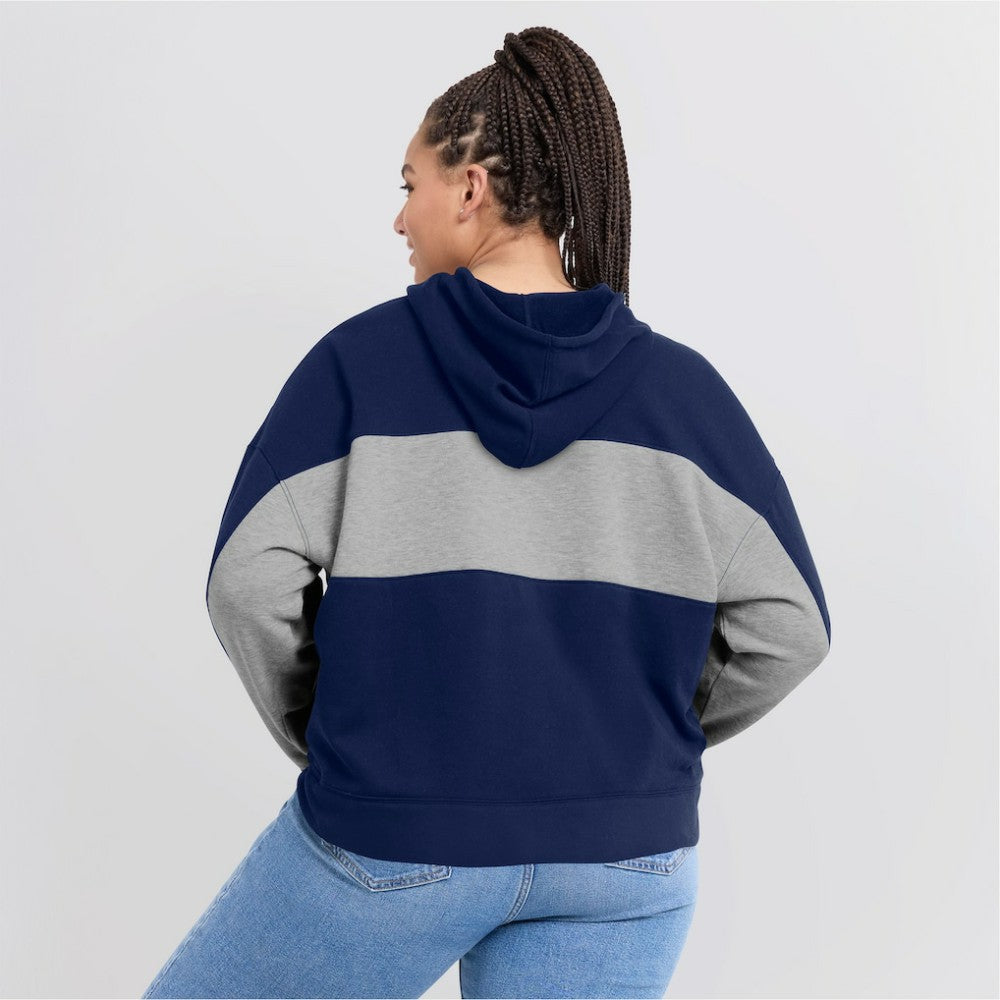 Boston Red Sox Women's Filled Stat Sheet Pullover Hoodie - Navy