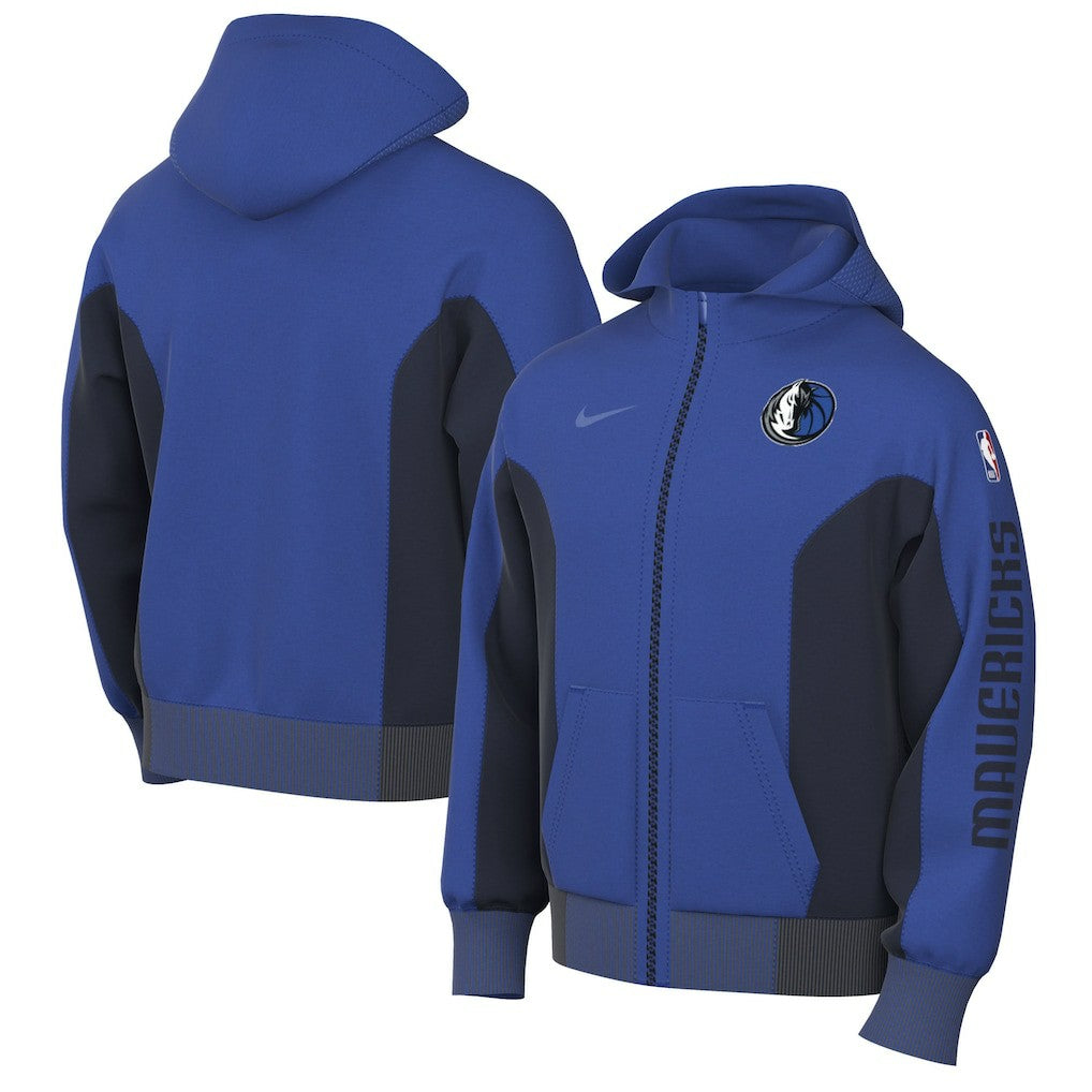 Dallas Mavericks 2023/24 Authentic Showtime Full-Zip Hoodie sale - Blue | Nike on sale